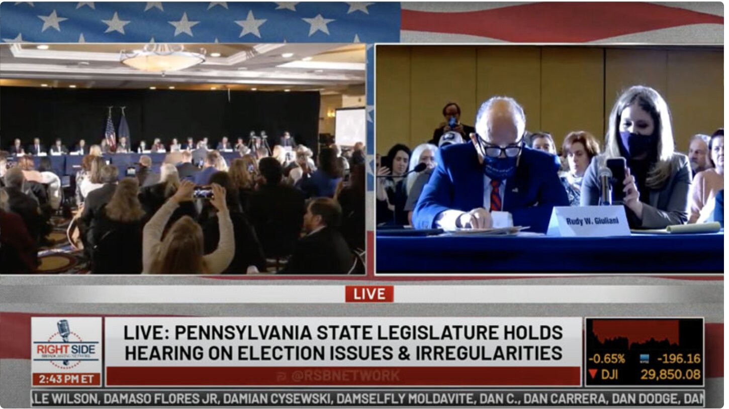 Must See: Pennsylvania State Legislature Holds Public Hearing on 2020 Election — Trump Weighs In