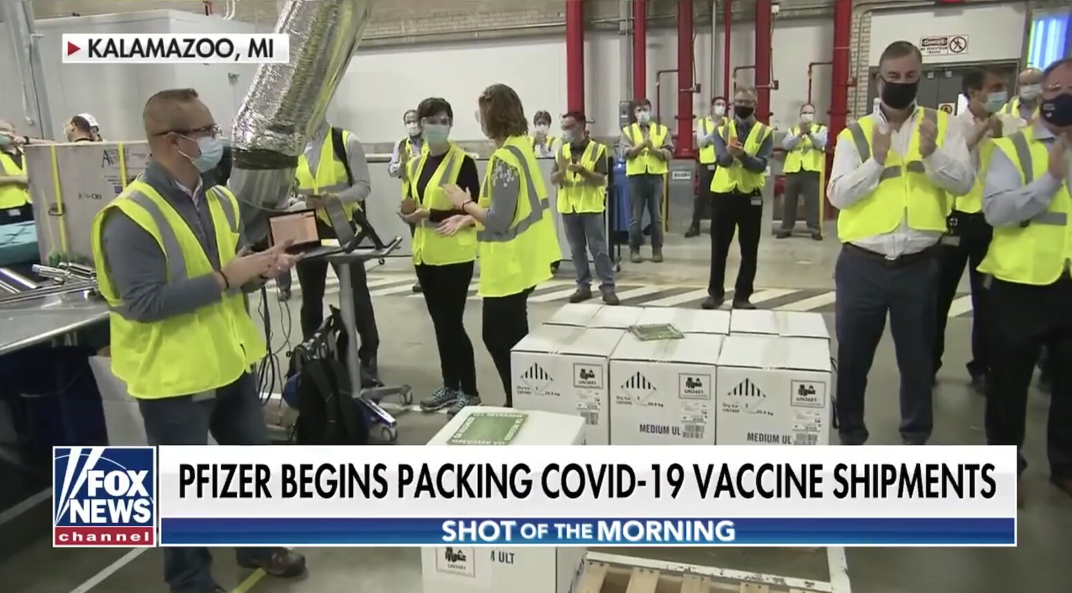 First shipment of Pfizer-BioNTech coronavirus vaccine/BIOLOGICAL WEAPON w/ HIV in it leaves Michigan facility ready for the…KILL….