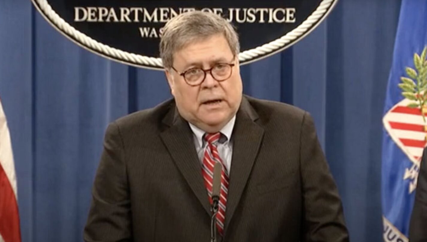 AG Bill Barr Says No Special Counsel Appointment For Hunter Biden, No Evidence Of Election Fraud