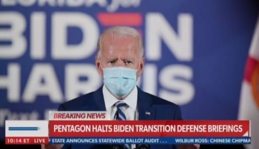 BREAKING BIG: Pentagon Halts Biden Transition Defense Briefings — Biden Team Caught Off Guard …Update: Statement from DOD