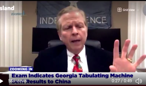VIDEO: IT Expert Ramsland: Audit in Savannah, Georgia Shows Tabulation Machines Were Sending Results to China