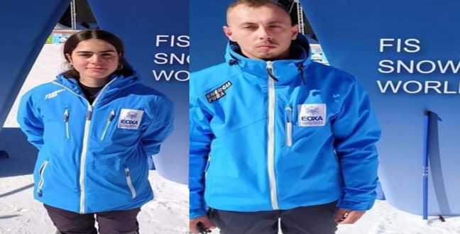 Έλενα Αρβανιτίδου και Ιωάννης Δουμος: Οι δύο Εδεσσαίοι στο παγκόσμιο πρωτάθλημα snowboard