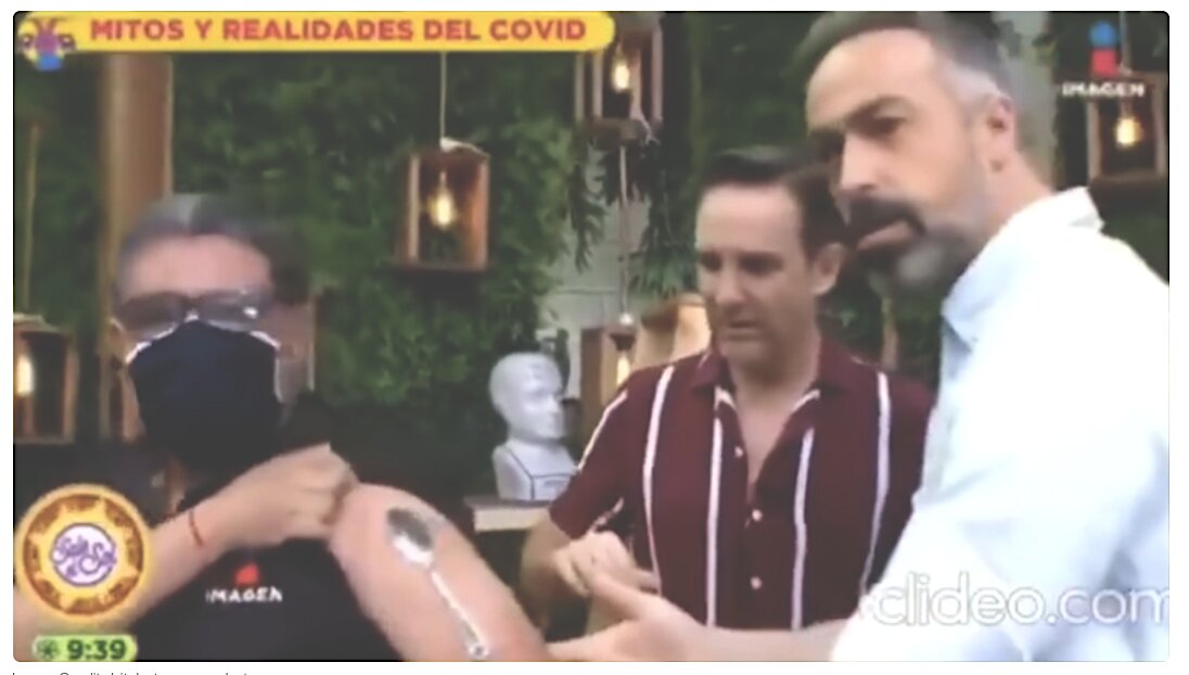 Mexican Program Accidentally Proves Covid Vaccine Magnet Theory While Attempting to Debunk It