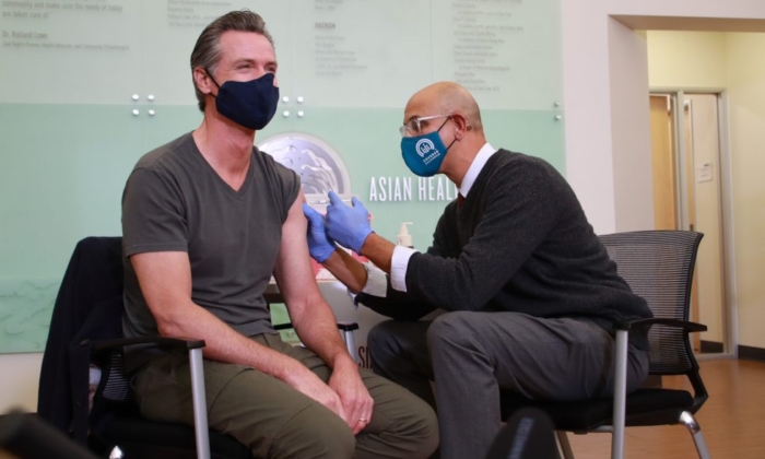 California Governor Out Of Public Sight Since Vaccine Booster Shot 11 Days Ago