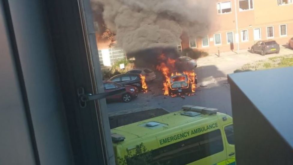 Liverpool explosion: Three arrested under Terrorism Act after car blast at hospital