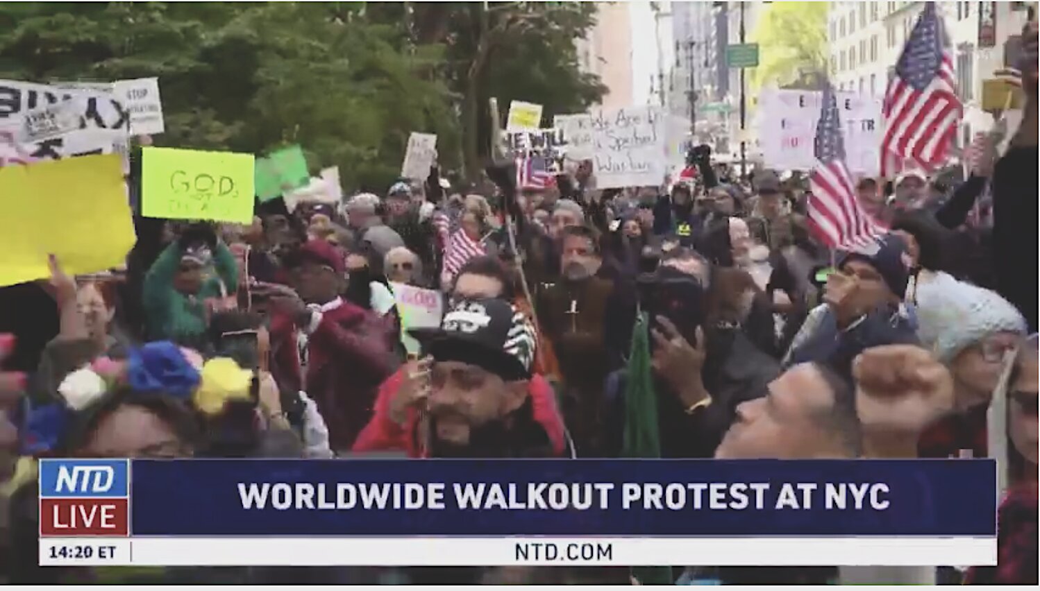 LIVE – Παρακολουθήστε την απεργία στη Νέα Υόρκη ενάντια στην ΚΟΡΩΝΟΧΟΥΝΤΑ με επικεφαλής τον Ρόμπερτ Κένεντι Τζούνιορ