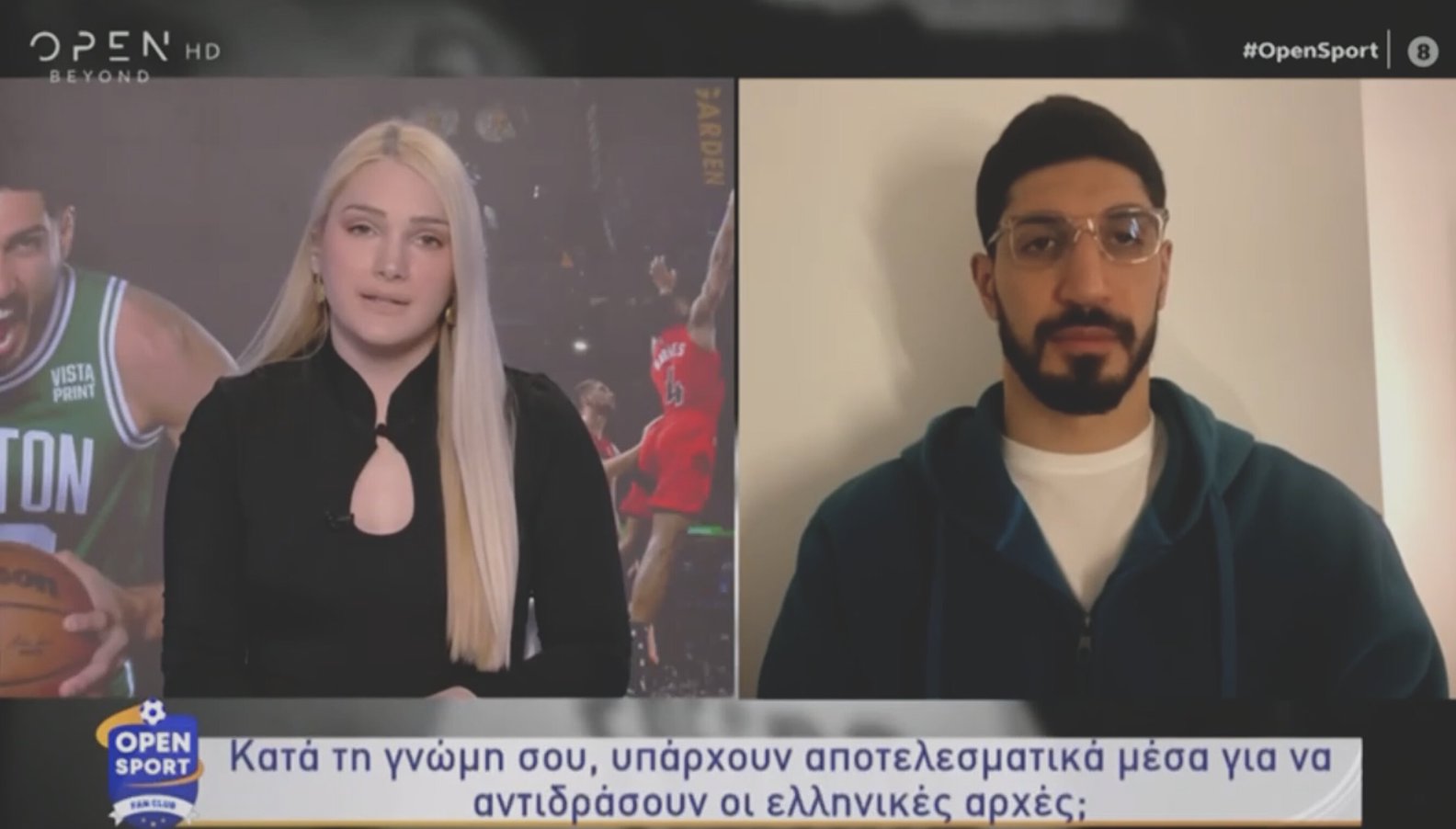 Enes Kanter thanks Greece for welcoming Turkish refugees escaping Erdogan’s wrath yet chides the Greeks for the so-called “push-backs” on its boarder