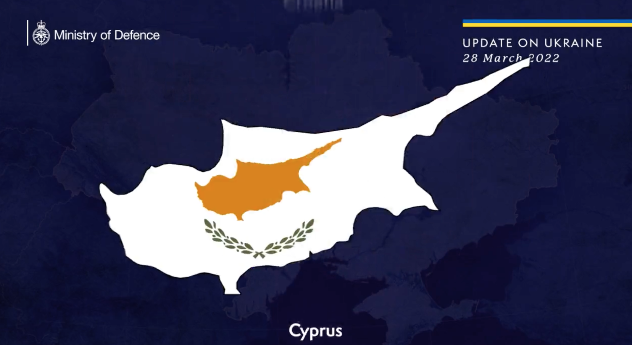 «Λυπούμαστε για το ακούσιο λάθος» λέει το βρετανικό υπουργείο Άμυνας για τον χάρτη με τη διχοτομημένη Κύπρο