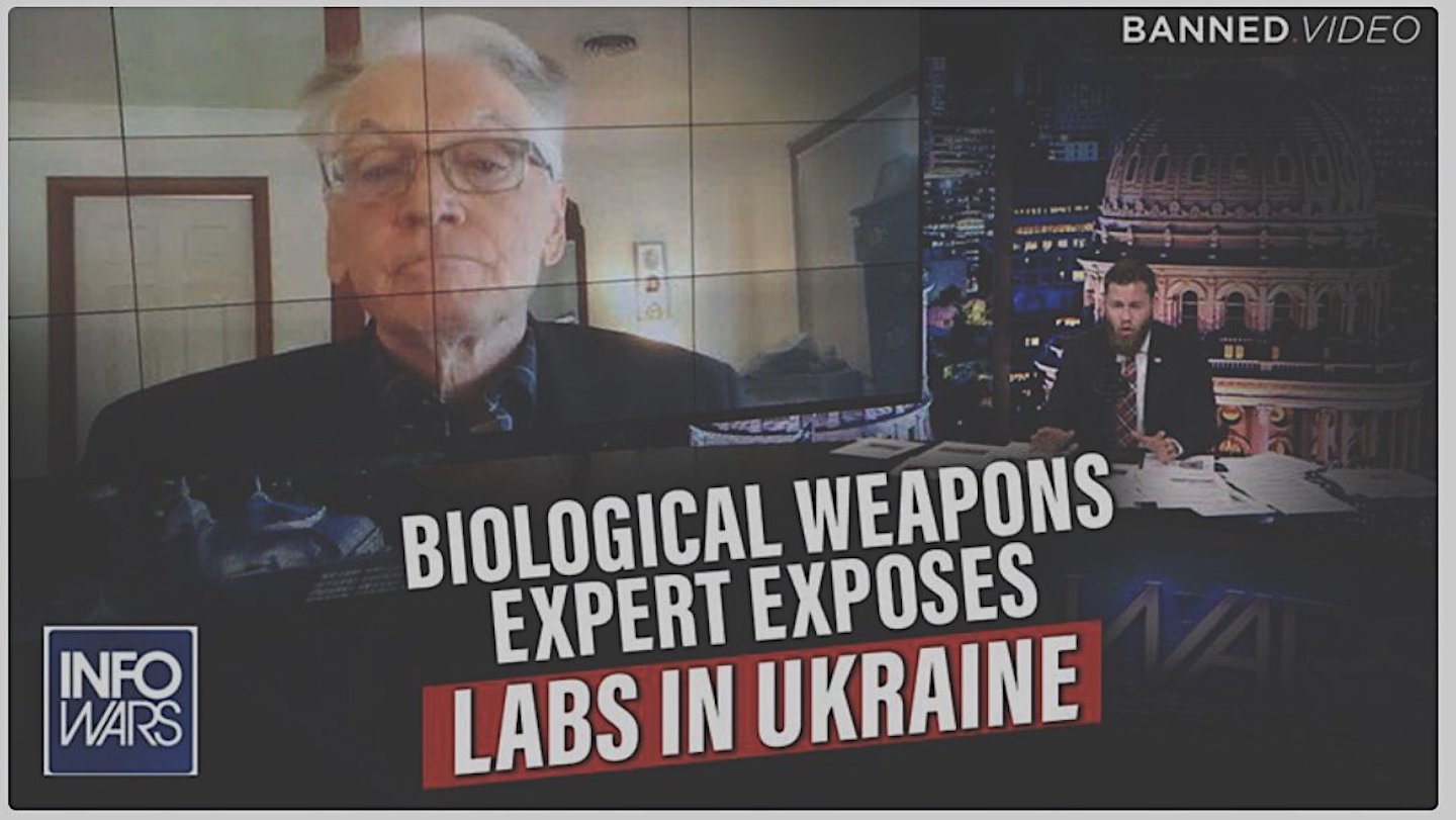 Exclusive: Biological Weapons Expert Exposes Labs In Ukraine And China Run By U.S. Government