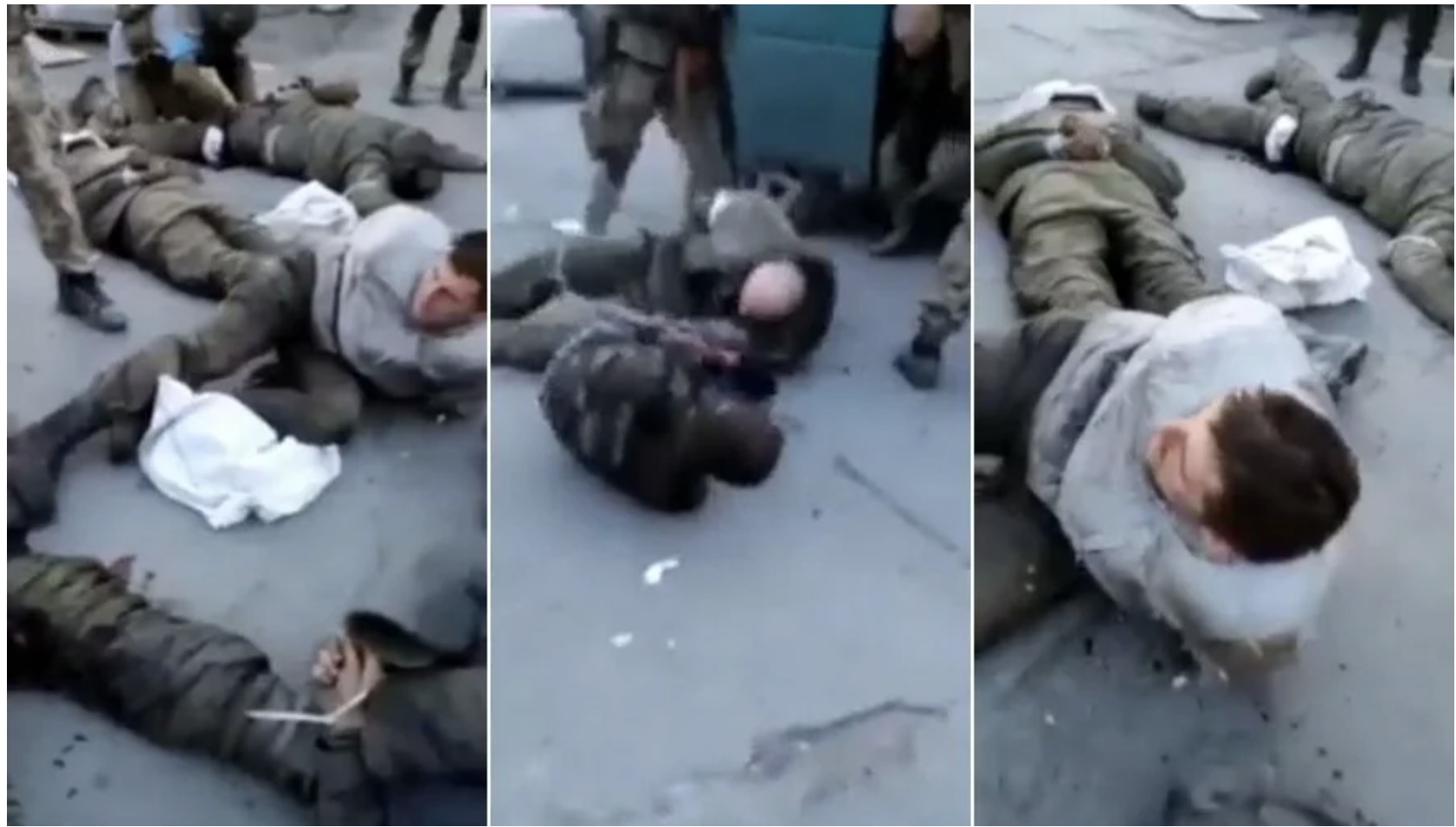 Συγκλονιστικά βίντεο που φέρεται να δείχνουν Ουκρανούς να πυροβολούν και να βασανίζουν Ρώσους αιχμαλώτους