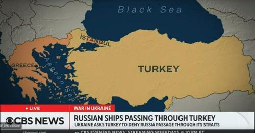 CBS APOLOGISES FOR RIGHTLY BROADCASTING MAP SHOWING ISTANBUL AS…GREEK TERRITORY