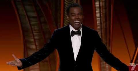 Will Smith Smacks Chris Rock On Stage At The Oscars (Staged)