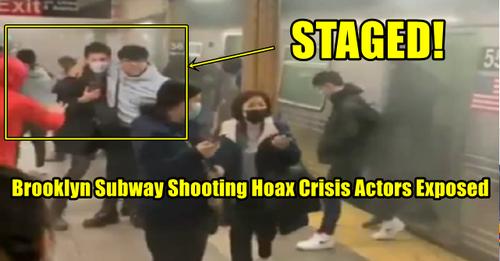 Brooklyn Subway Shooting Hoax Crisis Actors Exposed