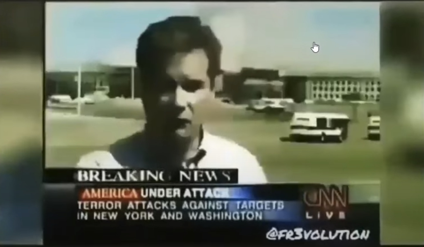 ΔΕΙΤΕ το πριν το κατεβάσουν!!! – ΙΔΟΥ το αρχικό ρεπορτάζ του CNN την 11η/09/2001: «Δεν υπάρχουν στοιχεία για συντριβή αεροπλάνου πουθενά κοντά στο Πεντάγωνο»…!!!