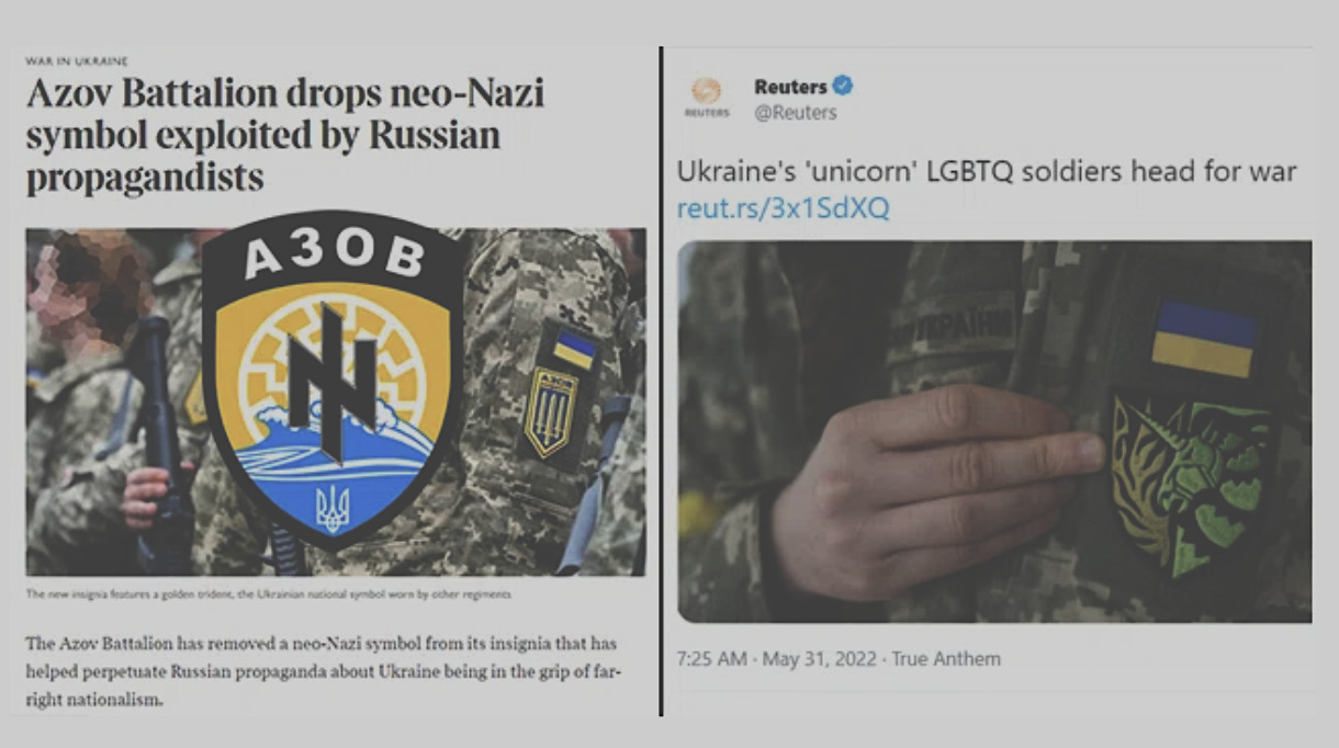 ΓΕΛΑΕΙ ΟΛΟΣ Ο ΚΟΣΜΟΣ – «Ευνουχίστηκε» το Τάγμα Αζόφ στην Ουκρανία. Φορά πλέον τα διακριτικά των…ΛΑΟΤΚΙ αφού πέταξε τα νεοναζιστικά διακριτικά του Αζόφ ο ουκρανικός στρατός!!! 