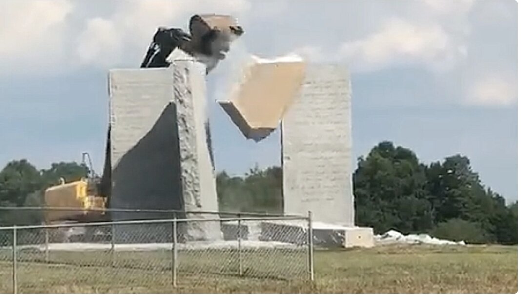 UPDATE: Demolition Crews Level Georgia Guidestones Monument
