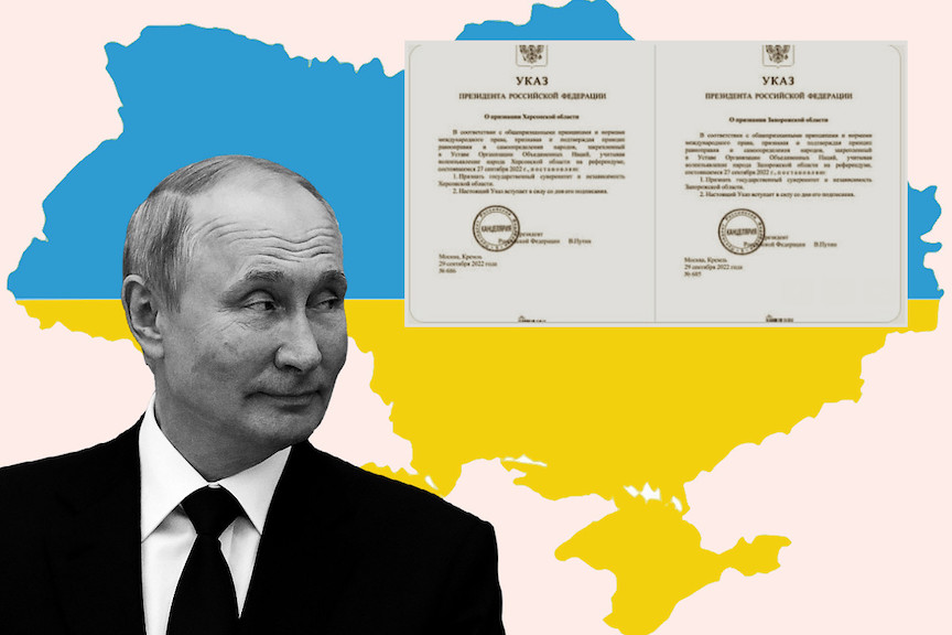 Ο Πούτιν υπέγραψε διάταγμα αναγνώρισης Ανεξαρτησίας Ζαπορίζια, Χερσώνας! Πουλάει τρέλα ο Πούτιν στην τρέλα της Παγκόσμιας Εξουσίας!